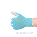 Hespax 13Gラテックスカスタム保護手袋アンチスリップ
